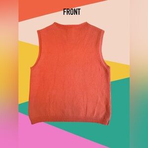 Pendleton Peach Knit Top